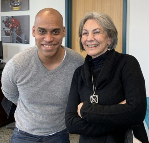 Matthew Johnson-Roberson, Director of the Robotics Institute at Carnegie Mellon University, and Carol Lampe